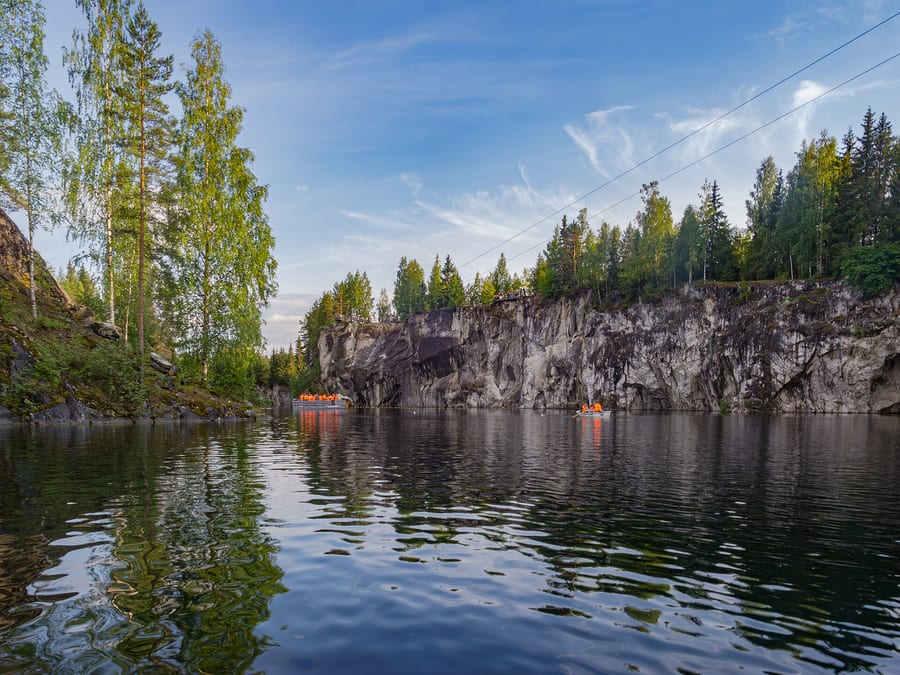 Мраморный каньон Рускеала